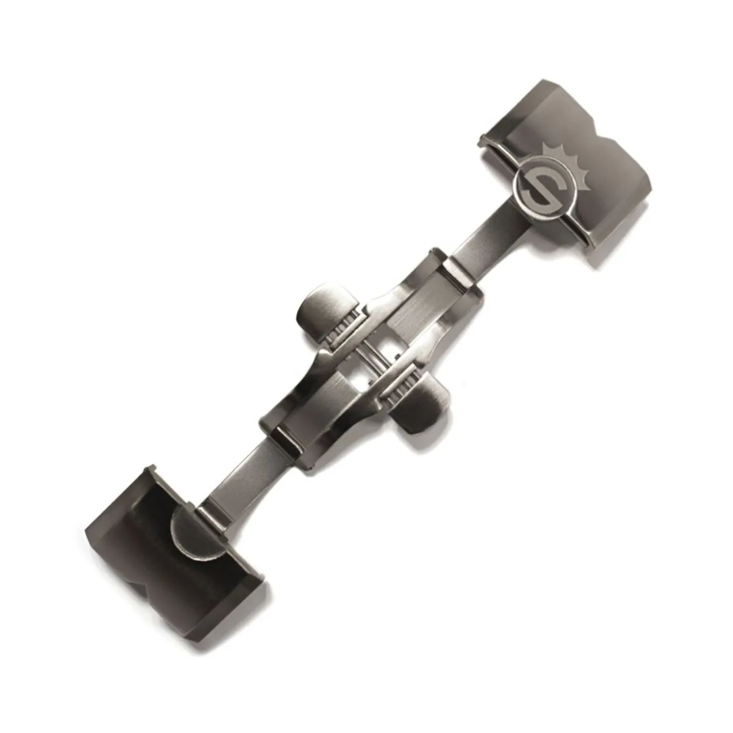 Steinhart Watches Deployment Clasp Stainless Steel 22 Mm For Rubberstrap 24 Mm
