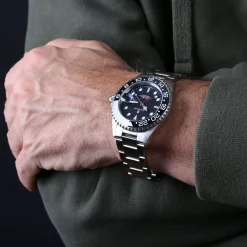 Steinhart Watches Gmt-Ocean 1 Black Ceramic Diver Watch