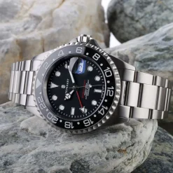Steinhart Watches Gmt-Ocean 1 Black Ceramic Diver Watch