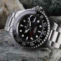 Steinhart Watches Gmt-Ocean 1 Black Ceramic Diver Watch