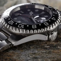 Steinhart Watches Gmt-Ocean 1 Black Ceramic Diver Watch