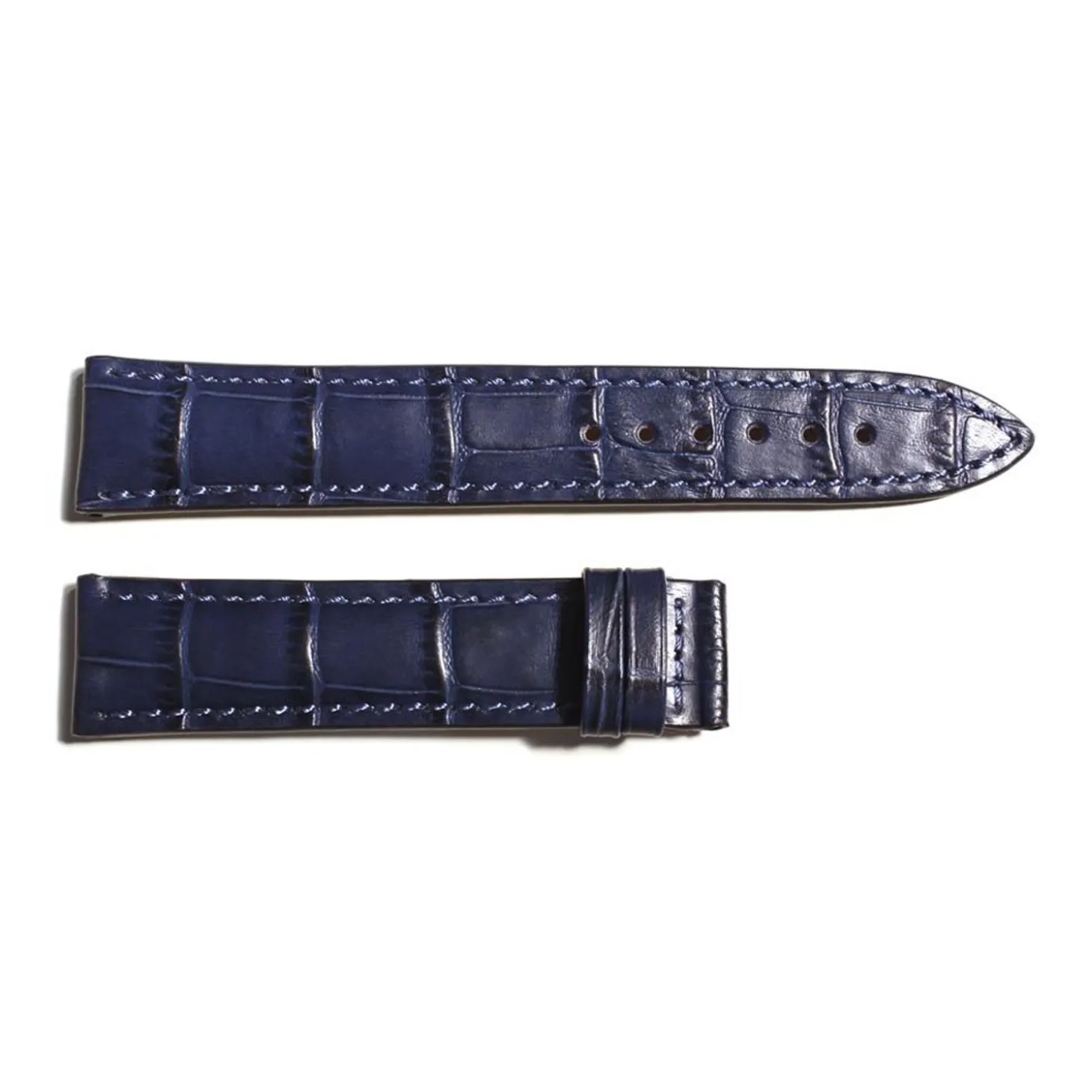 Steinhart Watches Leather Strap Blue For Marine 38 Size M
