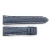 Steinhart Watches Leather Strap Blue For Marine Chronograph Size M