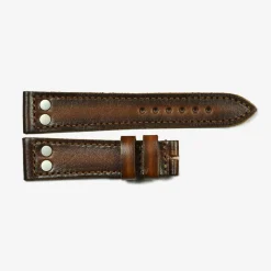 Steinhart Watches Leather Strap For Nav B Gund Metal And Nav B Central Second Size M