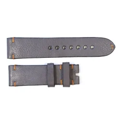 Steinhart Watches Leather Strap Grey For Triton Titan 1000 Size L