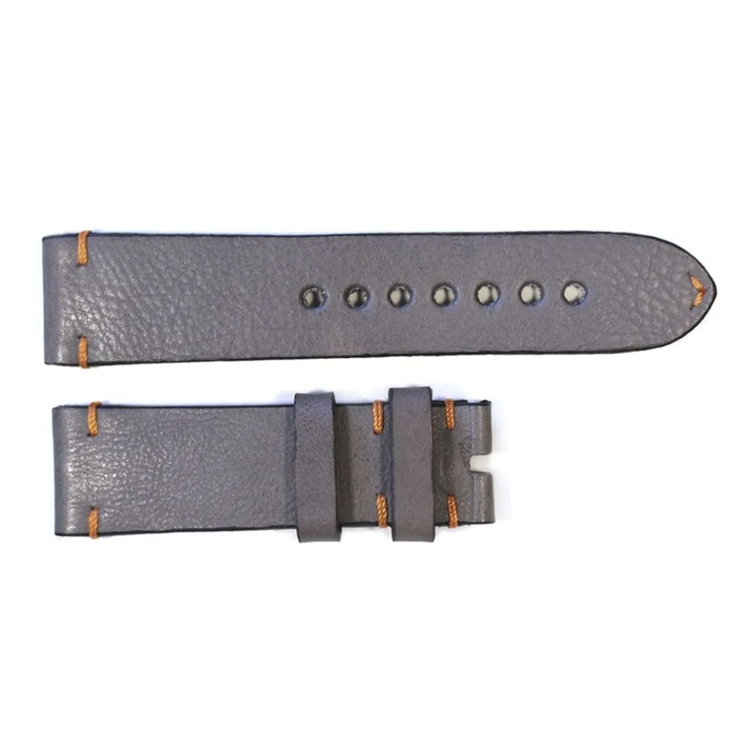 Steinhart Watches Leather Strap Grey For Triton Titan 1000 Size L
