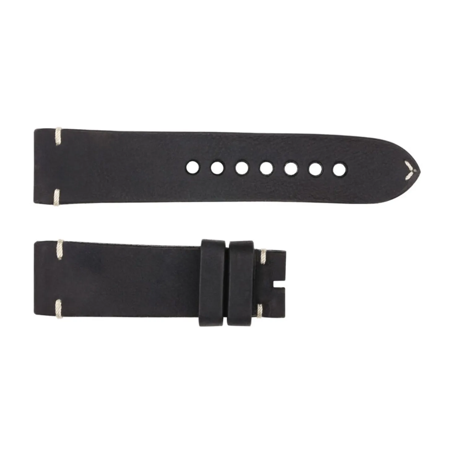 Steinhart Watches Leather Strap Triton 30 Blue, Black, Traveller Size L