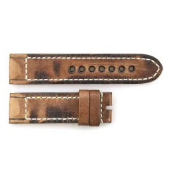 Steinhart Watches Leather Strap Vintage Brown For Military 47 Size L