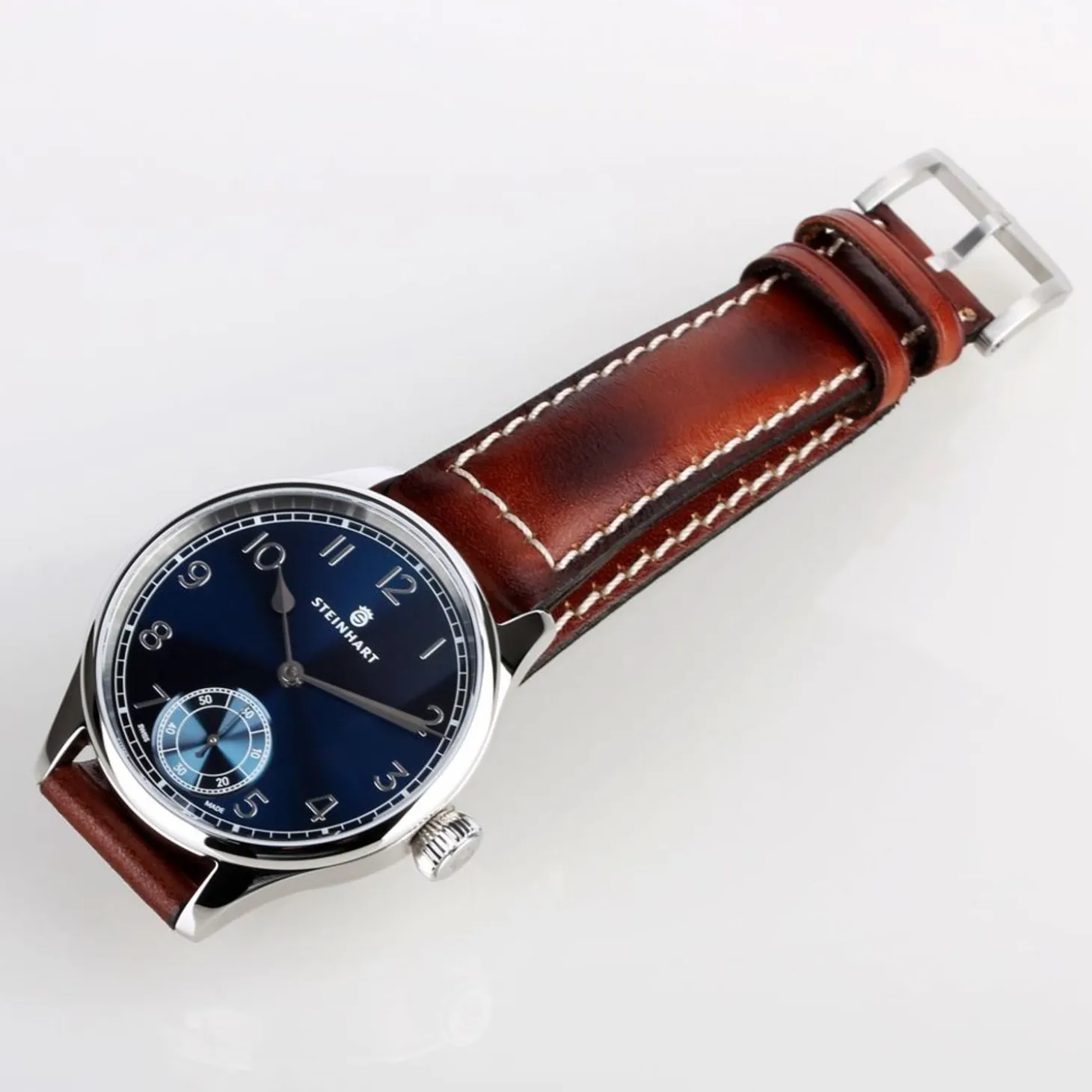 Steinhart Watches Marine Chronometer 42 Blue Arabic