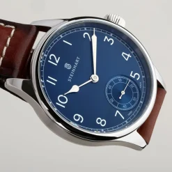 Steinhart Watches Marine Chronometer 42 Blue Arabic