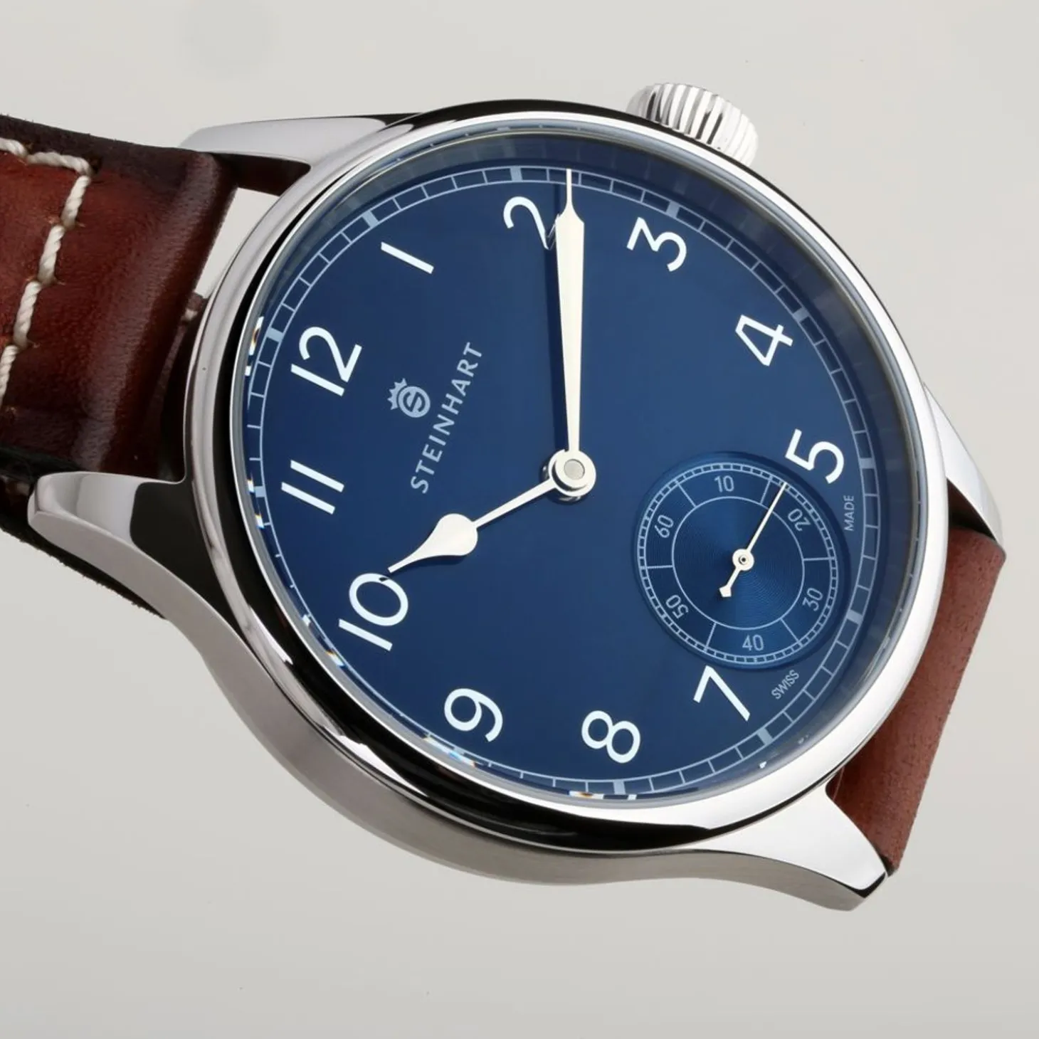 Steinhart Watches Marine Chronometer 42 Blue Arabic