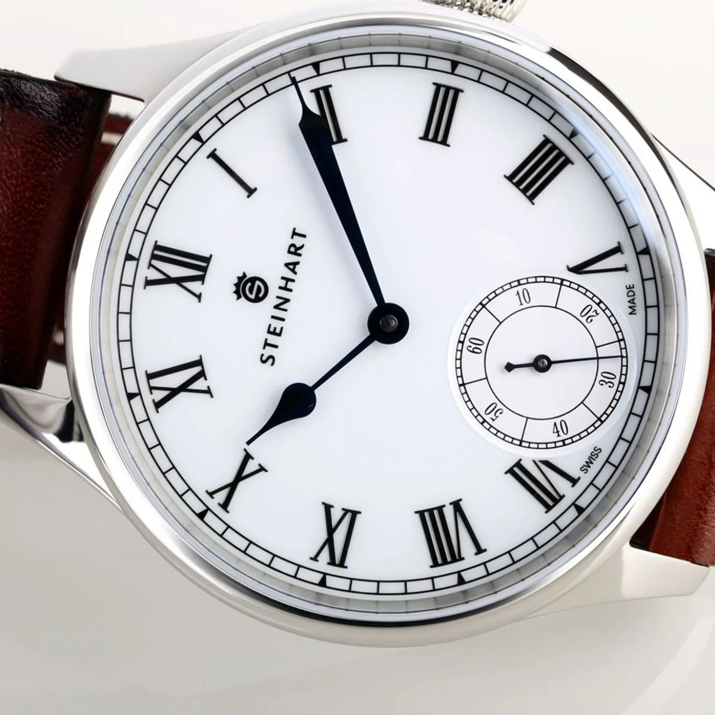 Steinhart Watches Marine Chronometer 42 White Roman