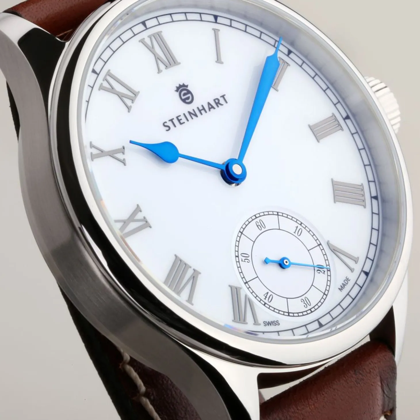 Steinhart Watches Marine Chronometer 42 White Roman