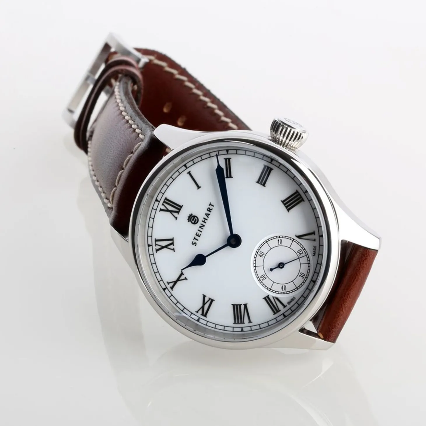 Steinhart Watches Marine Chronometer 42 White Roman