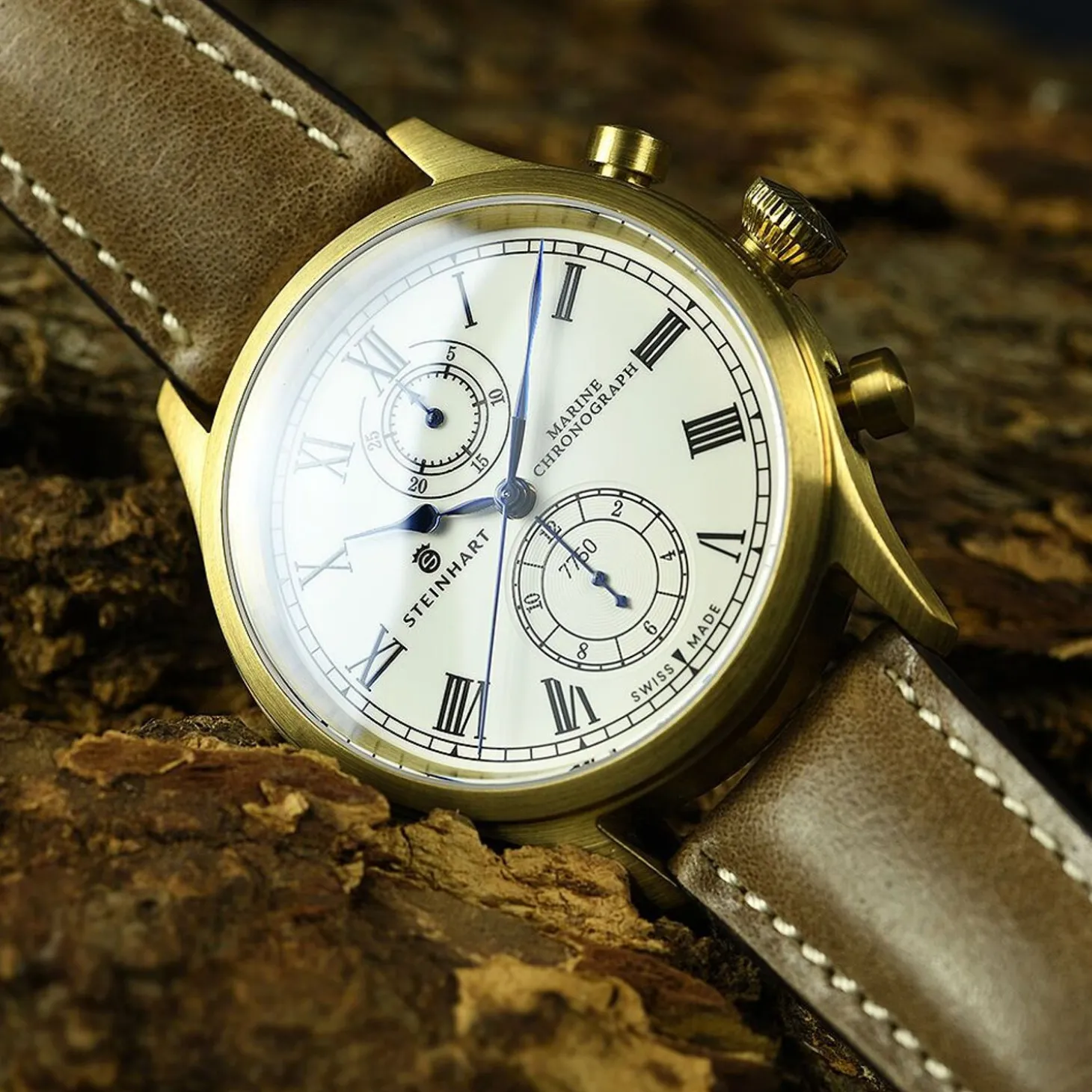 Steinhart Watches Marine-Chronograph Bronze Premium Romisch