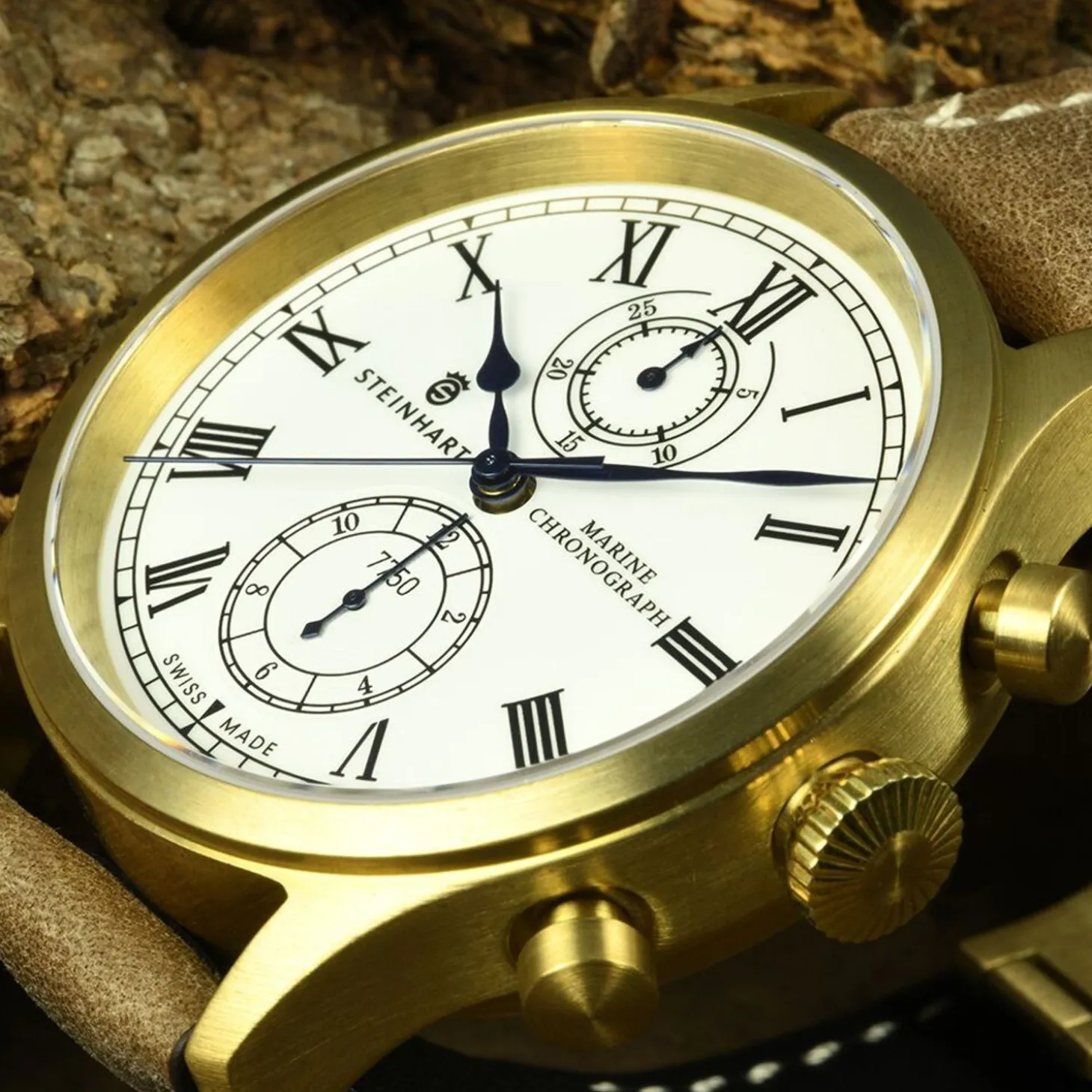 Steinhart Watches Marine-Chronograph Bronze Premium Romisch