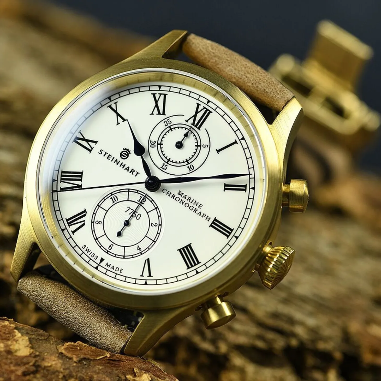 Steinhart Watches Marine-Chronograph Bronze Premium Romisch