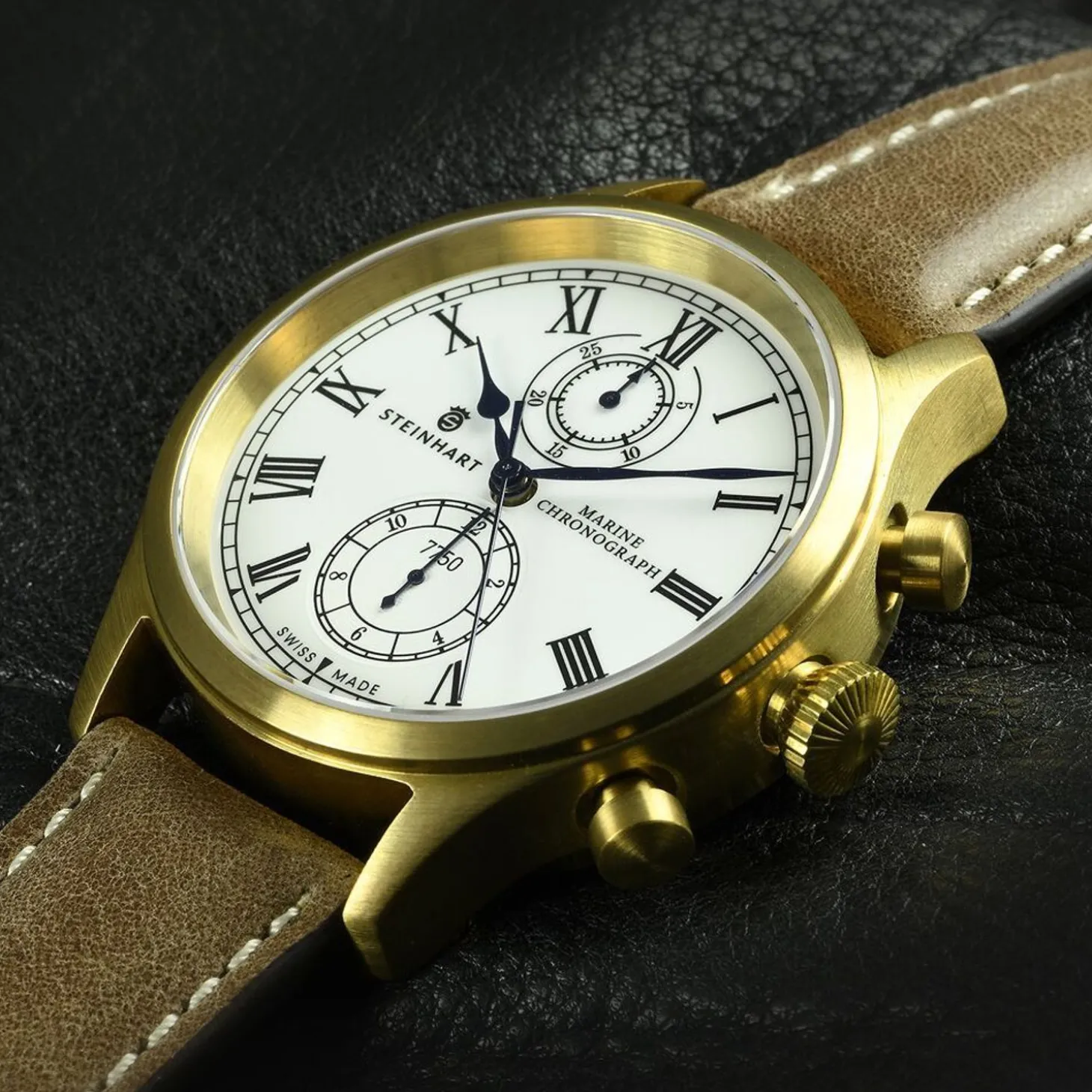Steinhart Watches Marine-Chronograph Bronze Premium Romisch