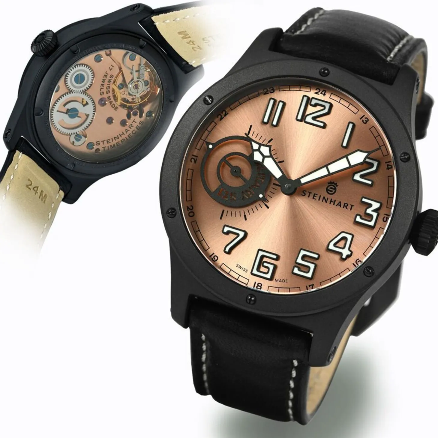 Steinhart Watches Military 47 St1 Pink Gold Ltd. Edition