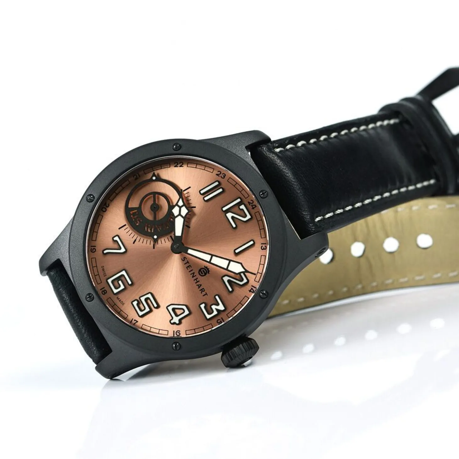 Steinhart Watches Military 47 St1 Pink Gold Ltd. Edition