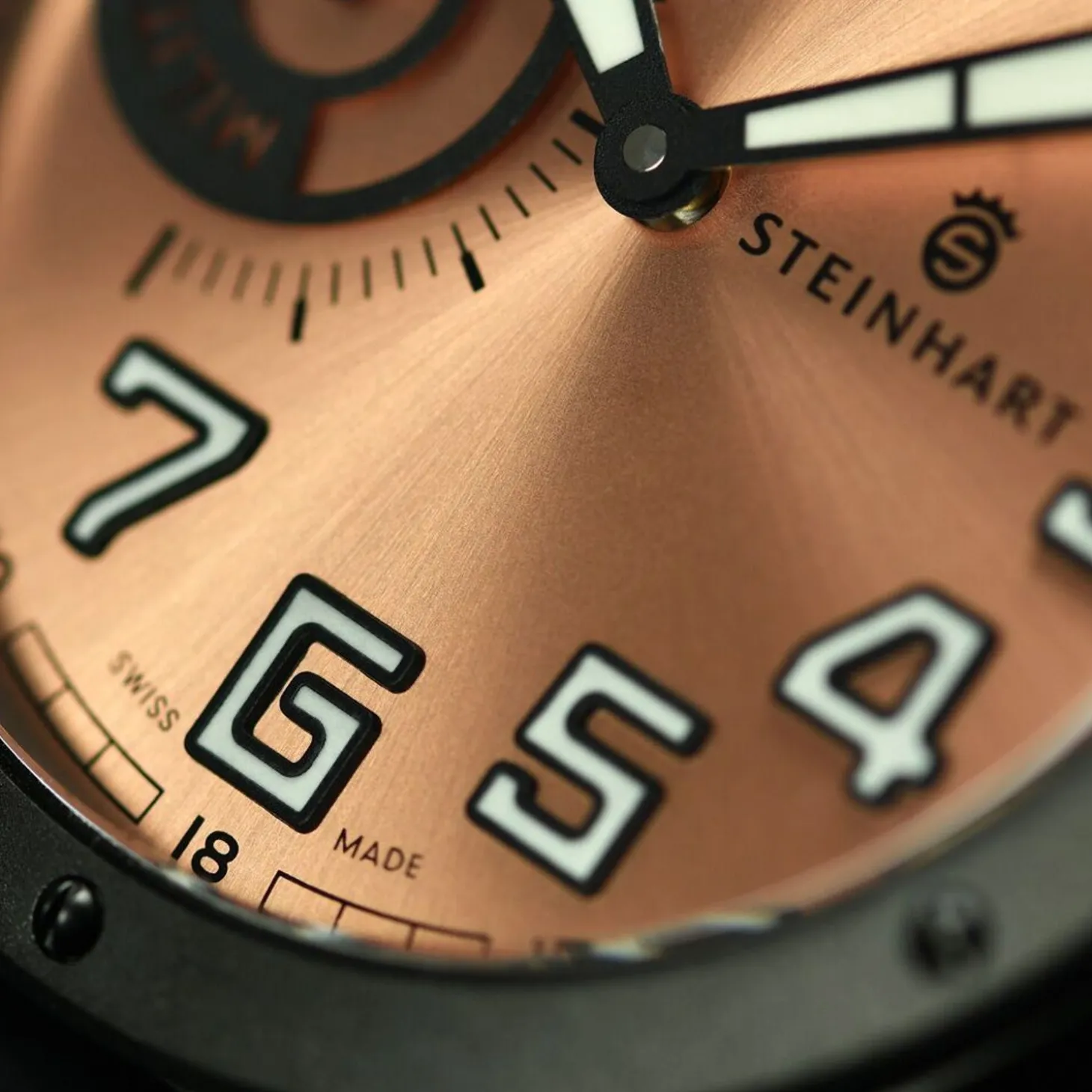 Steinhart Watches Military 47 St1 Pink Gold Ltd. Edition