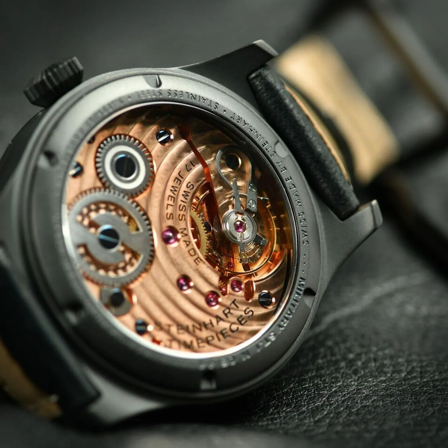Steinhart Watches Military 47 St1 Pink Gold Ltd. Edition