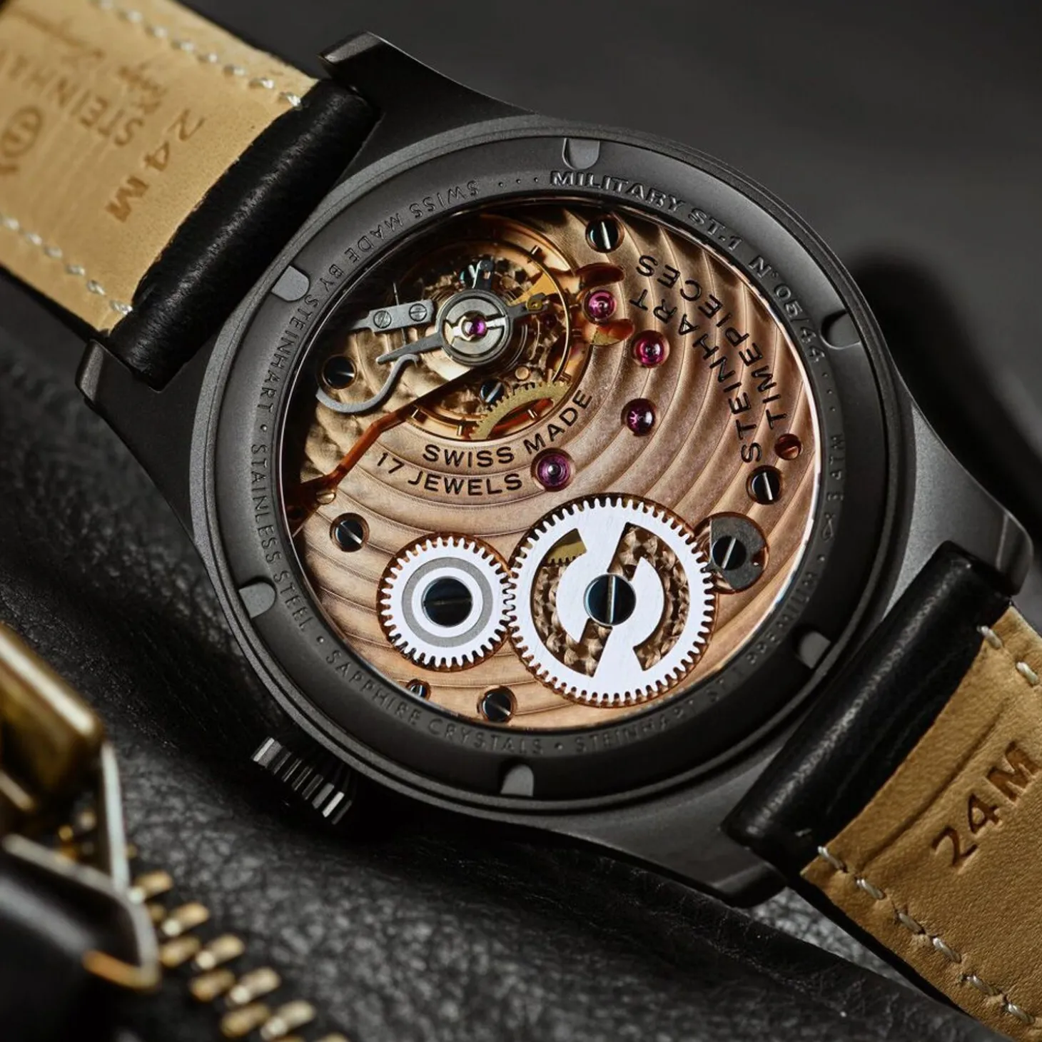 Steinhart Watches Military 47 St1 Pink Gold Ltd. Edition