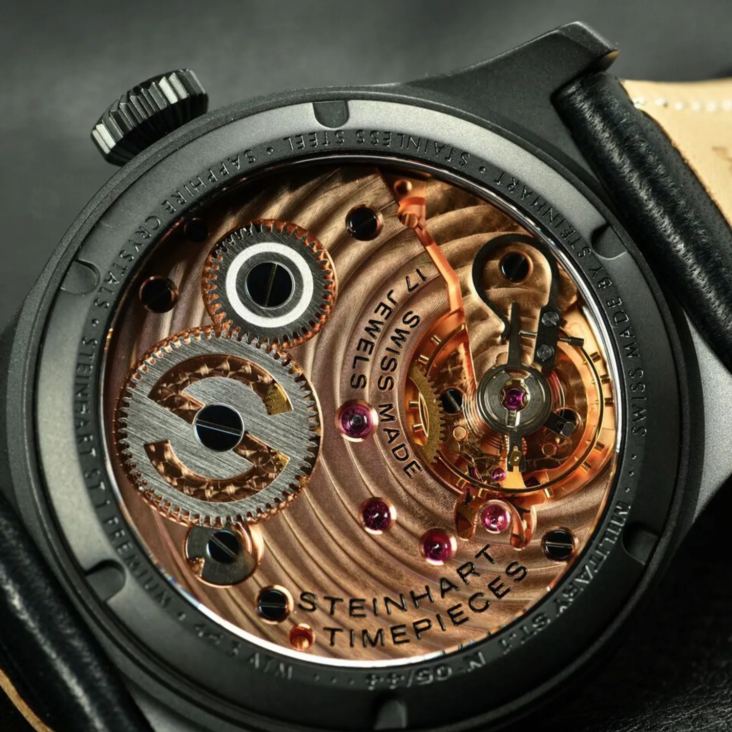 Steinhart Watches Military 47 St1 Pink Gold Ltd. Edition