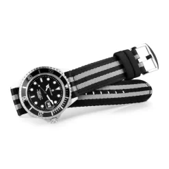 Steinhart Watches Nato Strap Black/Grey