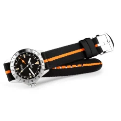 Steinhart Watches Nato Strap Black/Orange