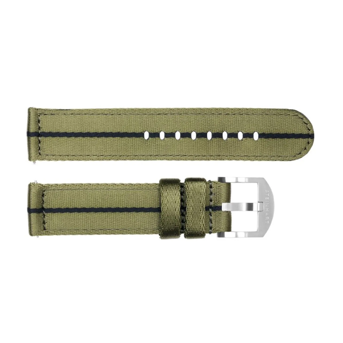 Steinhart Watches Nato Strap Green/Black With Oem Buckle Size S
