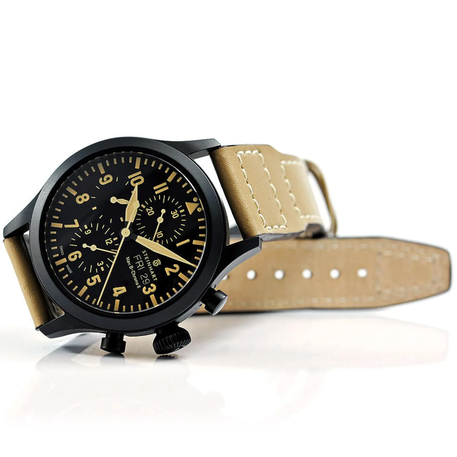 Steinhart Watches Nav B Chrono Ii Black Dlc