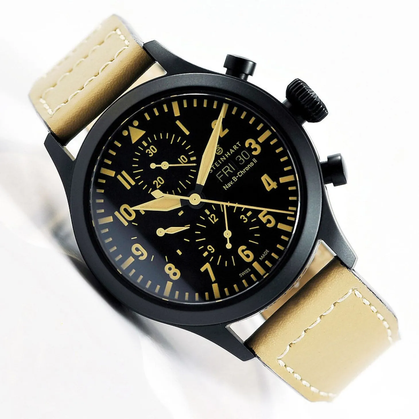 Steinhart Watches Nav B Chrono Ii Black Dlc