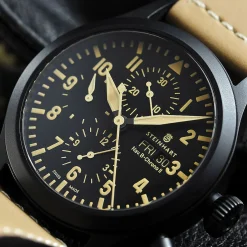 Steinhart Watches Nav B Chrono Ii Black Dlc