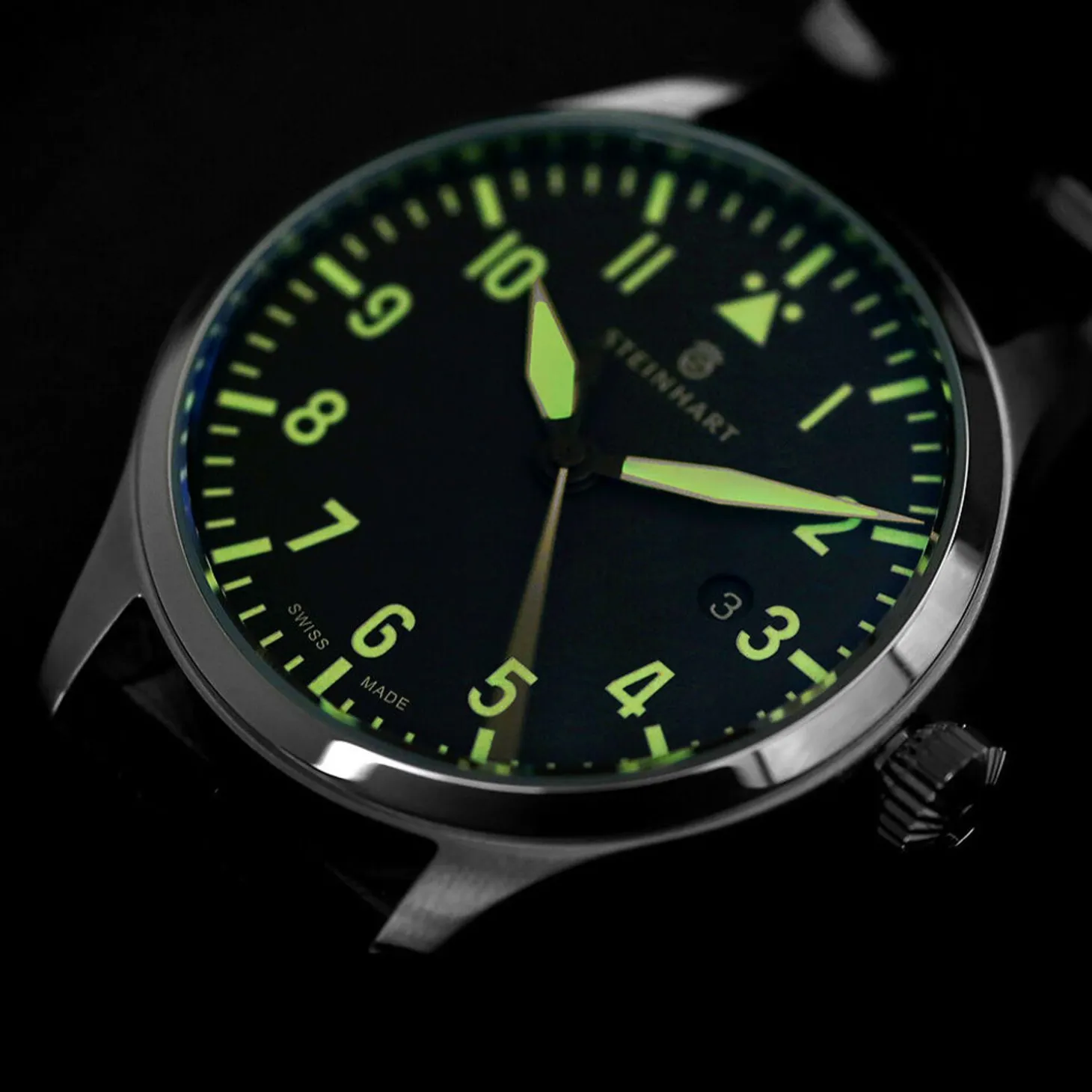 Steinhart Watches Nav B-Uhr 42 Black A-Muster