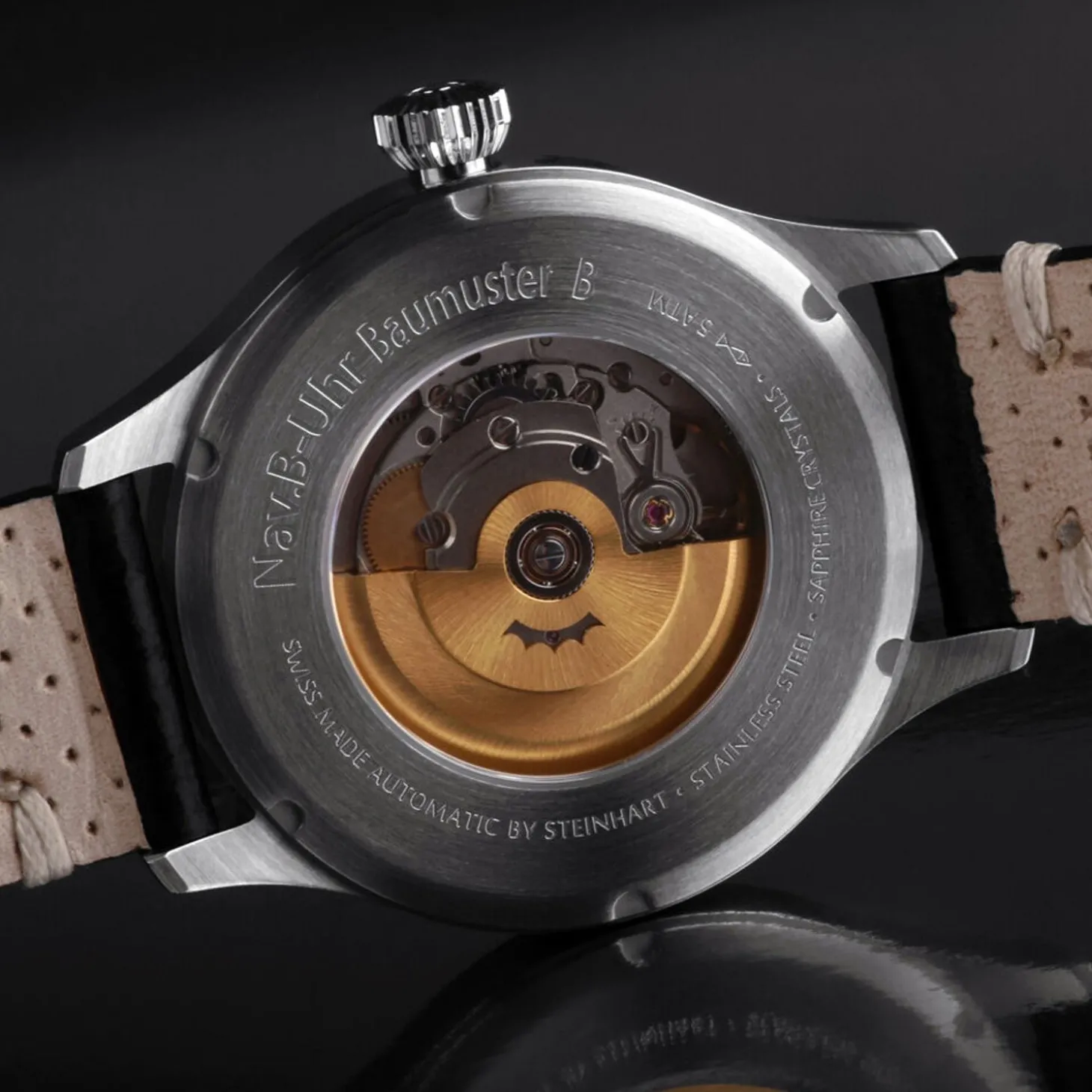 Steinhart Watches Nav B-Uhr 42 Black B-Muster
