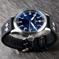 Steinhart Watches Nav B-Uhr 44 Date Blue