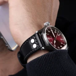 Steinhart Watches Nav B-Uhr 44 Date Red