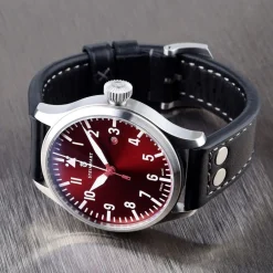 Steinhart Watches Nav B-Uhr 44 Date Red