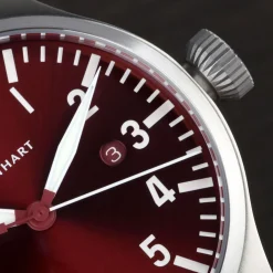 Steinhart Watches Nav B-Uhr 44 Date Red