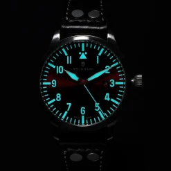Steinhart Watches Nav B-Uhr 44 Date Red