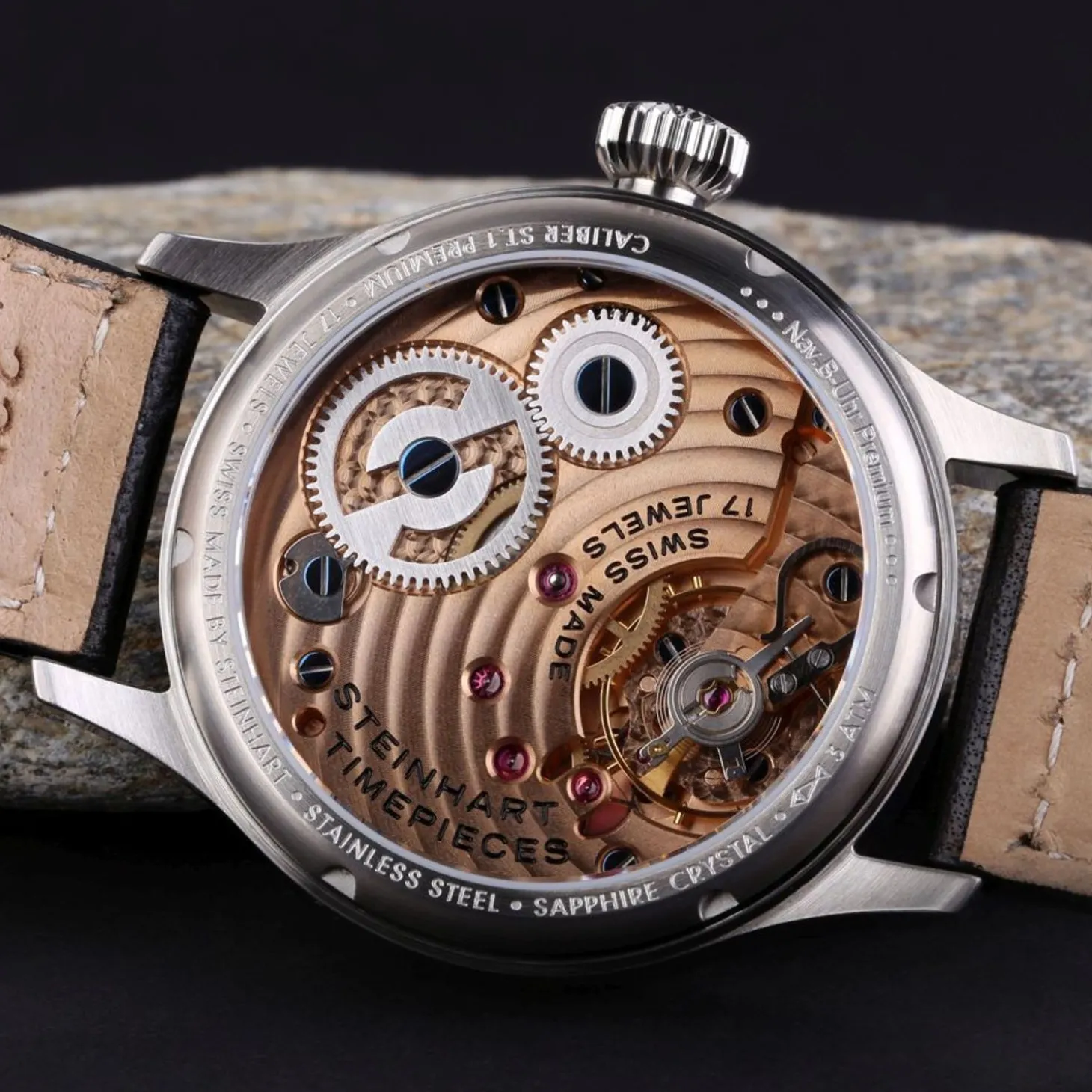 Steinhart Watches Nav B-Uhr 44 St1 Premium Gold