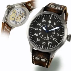 Steinhart Watches Nav B-Uhr 44 Titan B Muster Zentralsekunde