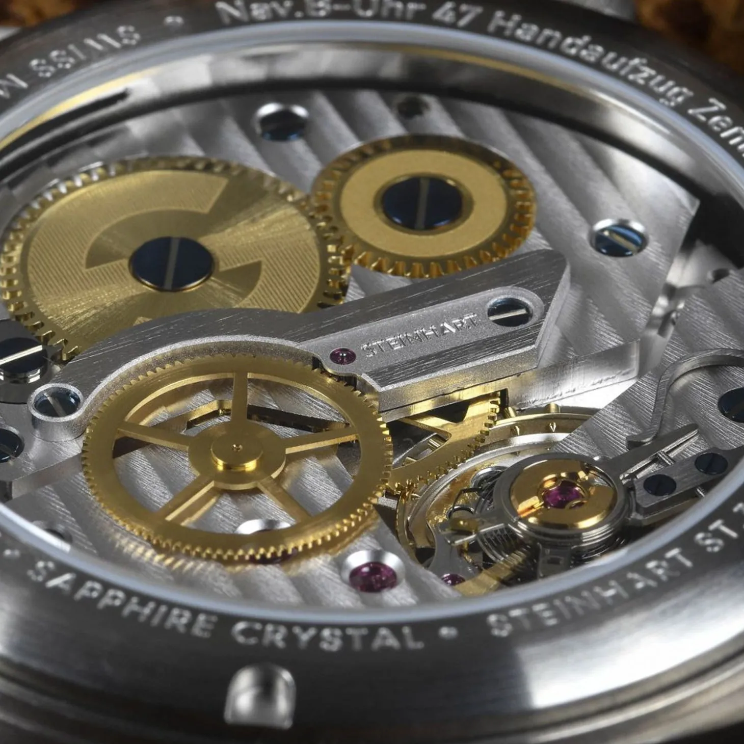 Steinhart Watches Nav B-Uhr 47 Titan B-Type Central Second
