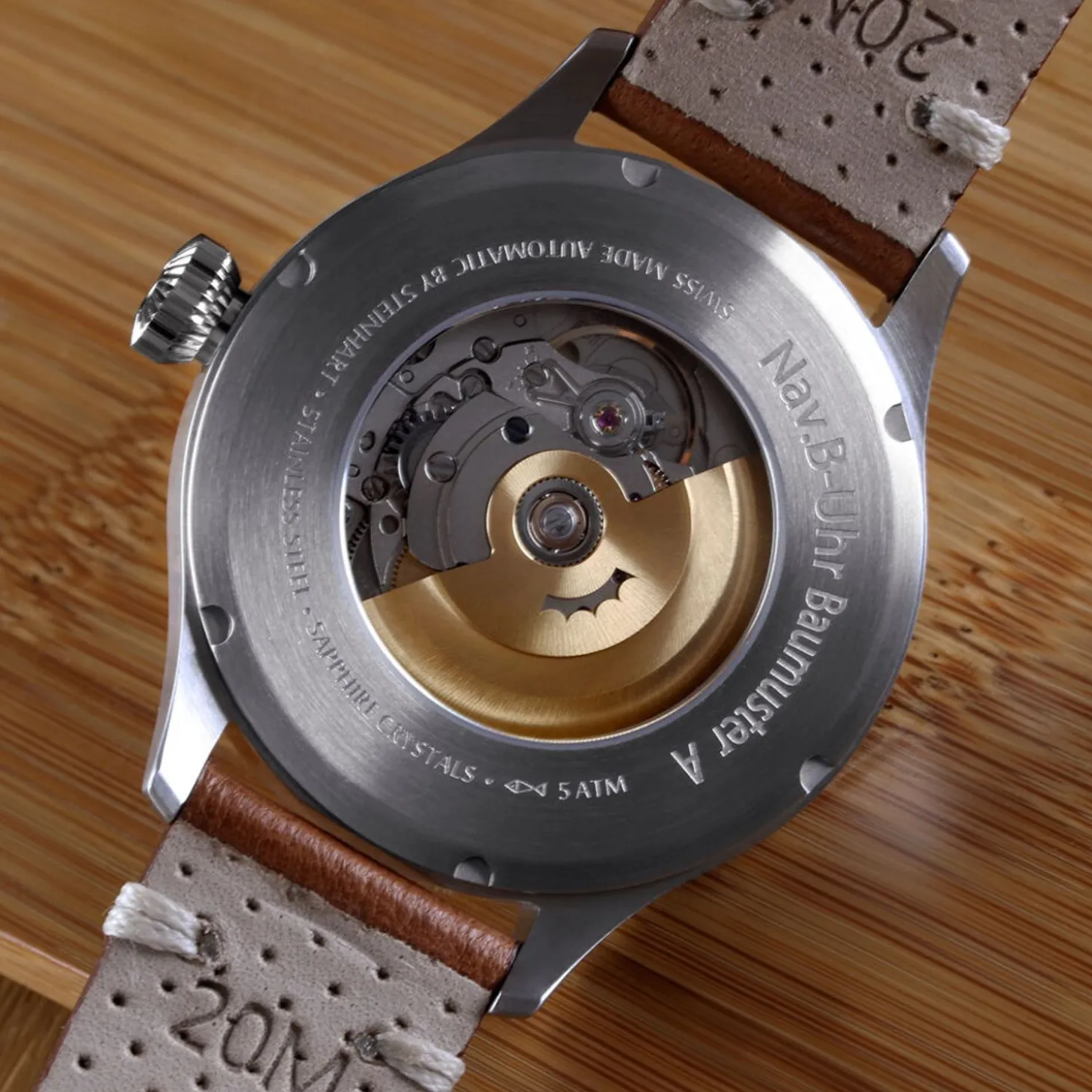 Steinhart Watches Nav B-Uhr 42 Vintage Beige A-Muster