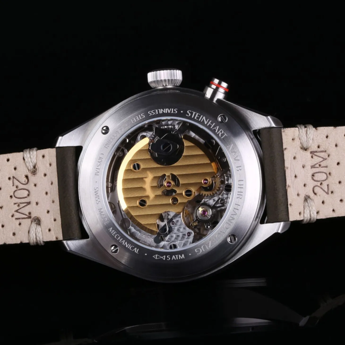 Steinhart Watches Nav.B - Monopusher 42 Black