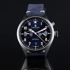 Steinhart Watches Nav.B - Monopusher 42 Blue