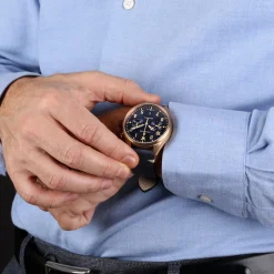 Steinhart Watches Nav.B - Monopusher Bronze 42 Blue