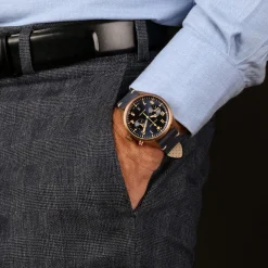 Steinhart Watches Nav.B - Monopusher Bronze 42 Blue