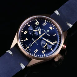 Steinhart Watches Nav.B - Monopusher Bronze 42 Blue